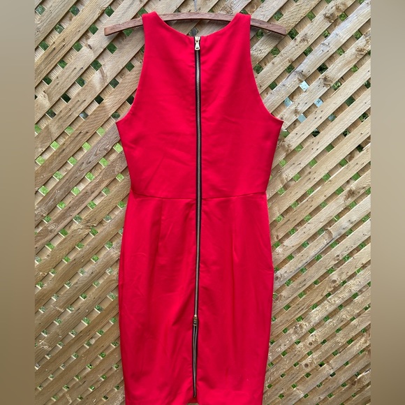 Red body con Dress - Picture 2 of 4